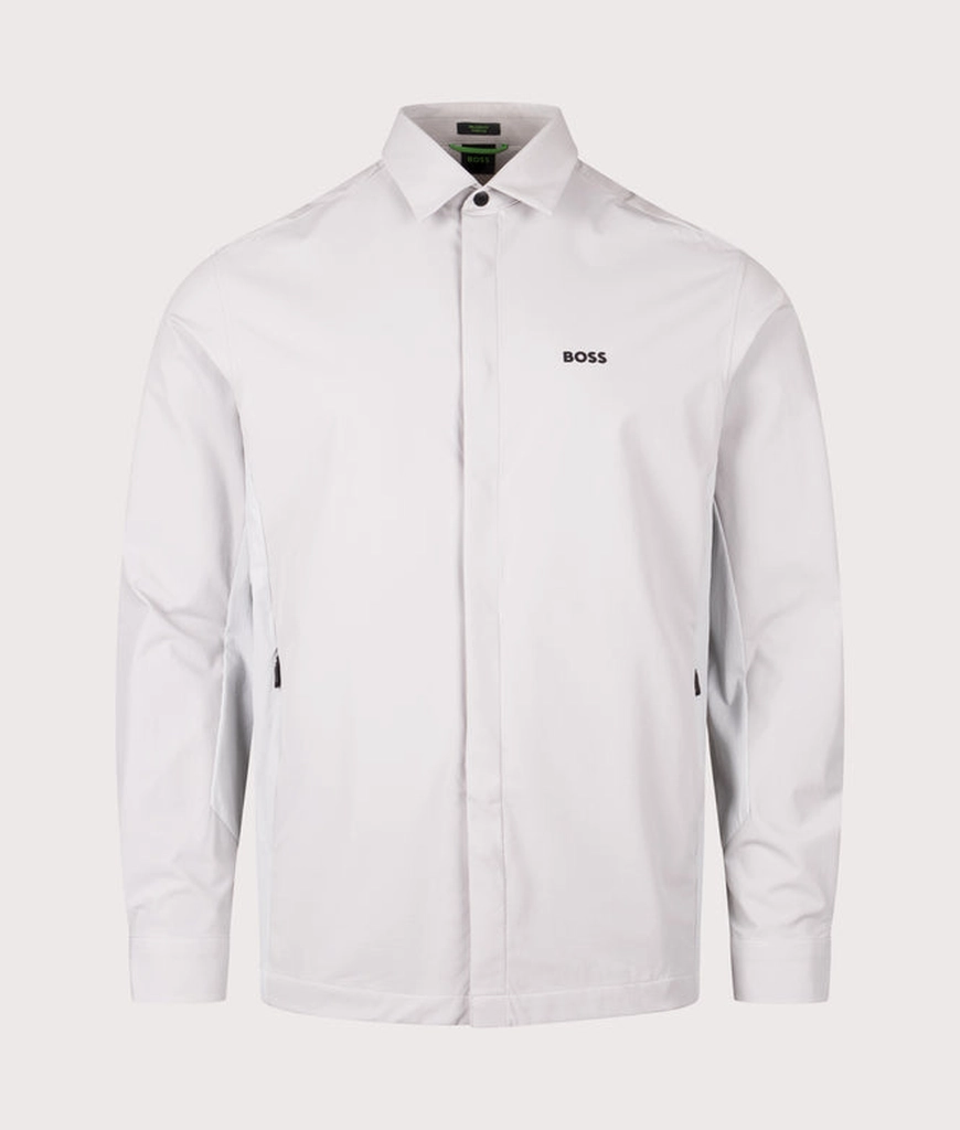 Hugo Boss Mens Relaxed Fit Urban TechDobby Overshirt